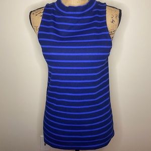 Anthropologie Postmark Marta Mock Tank Top Blue